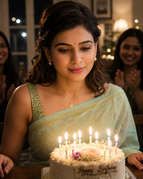 AI-generated example image for the prompt "Birthday Candles, The Half-Second"