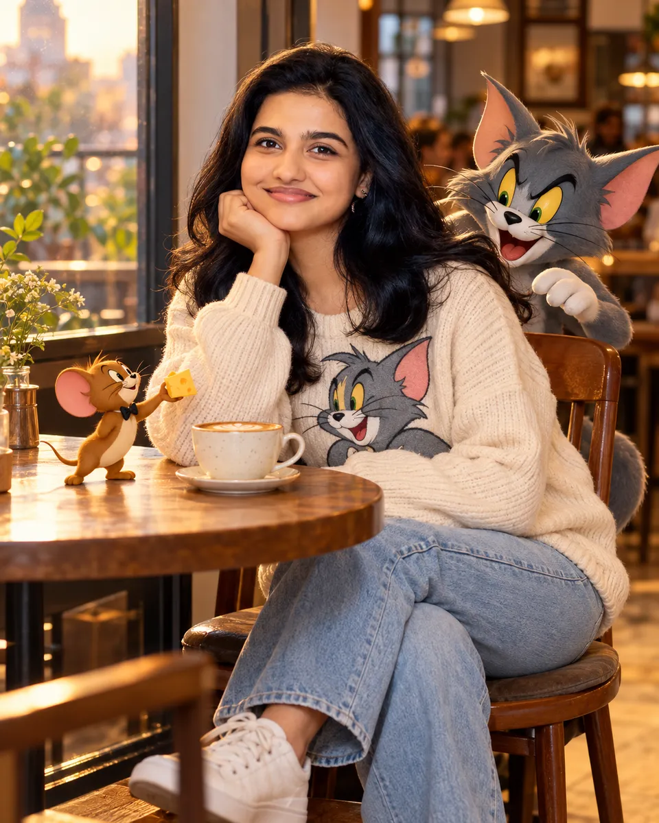Cozy Café Encounter