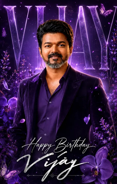 Ultra-Luxury Birthday Tribute Poster
