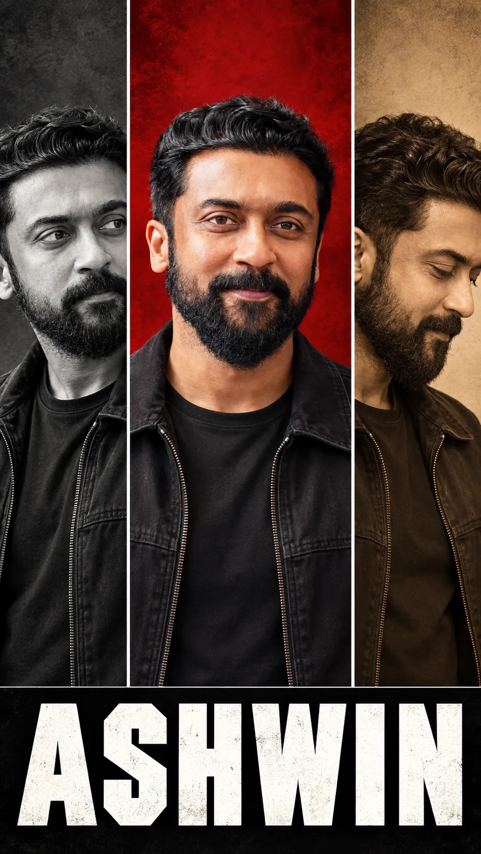 Triptych Mood Poster of Ashwin