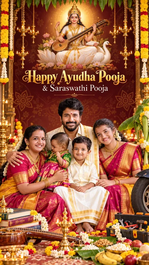 Festive Ayudha Pooja Poster