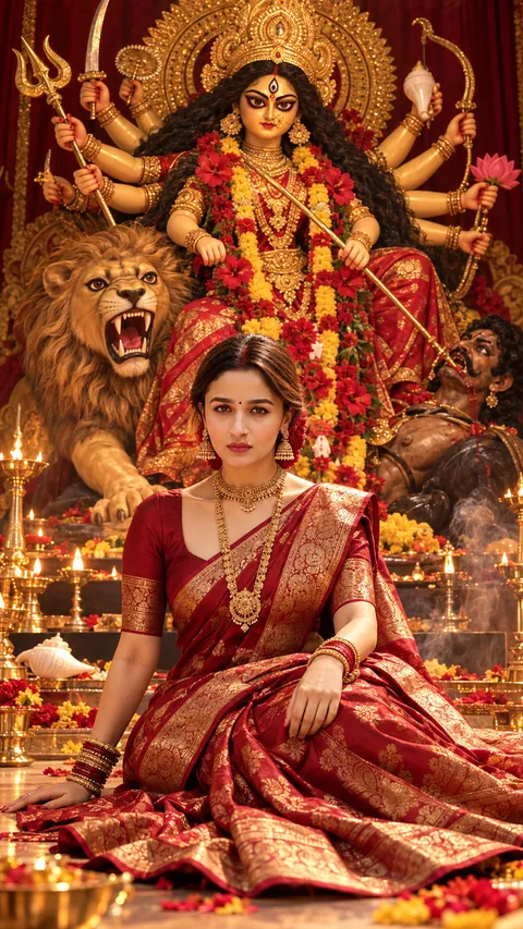 Fierce Festival Portrait of Durga