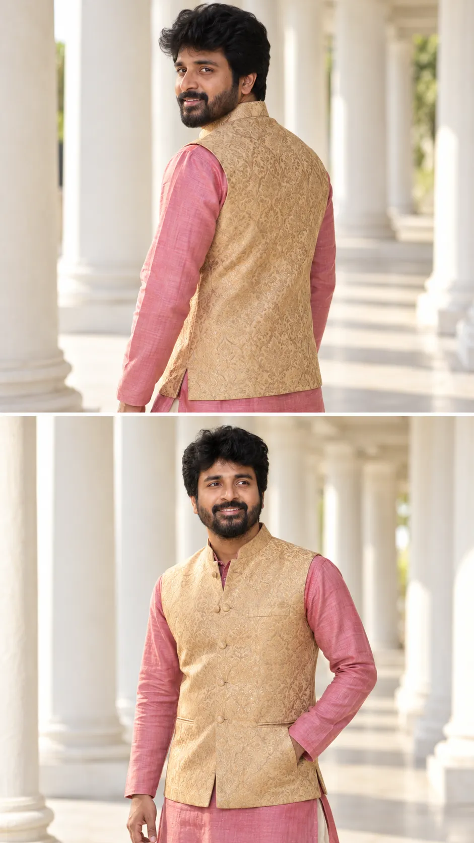 Fashion Editorial Diptych Portrait