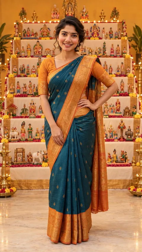 Navaratri Celebration Portrait