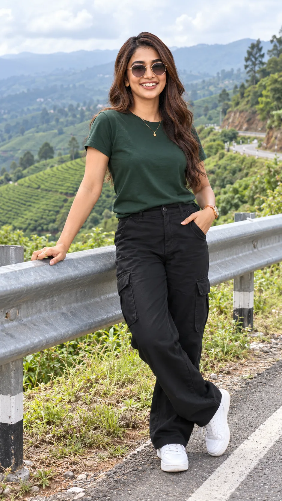 Hilltop Portrait in Overcast Light