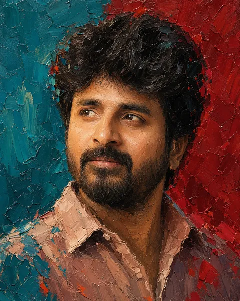 Impasto Portrait of Recognition