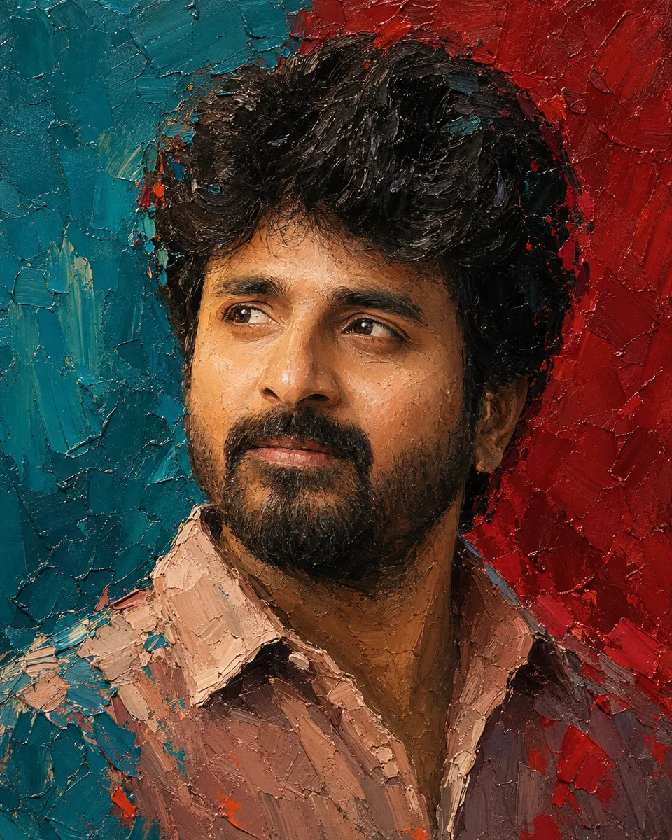 Impasto Portrait of Recognition