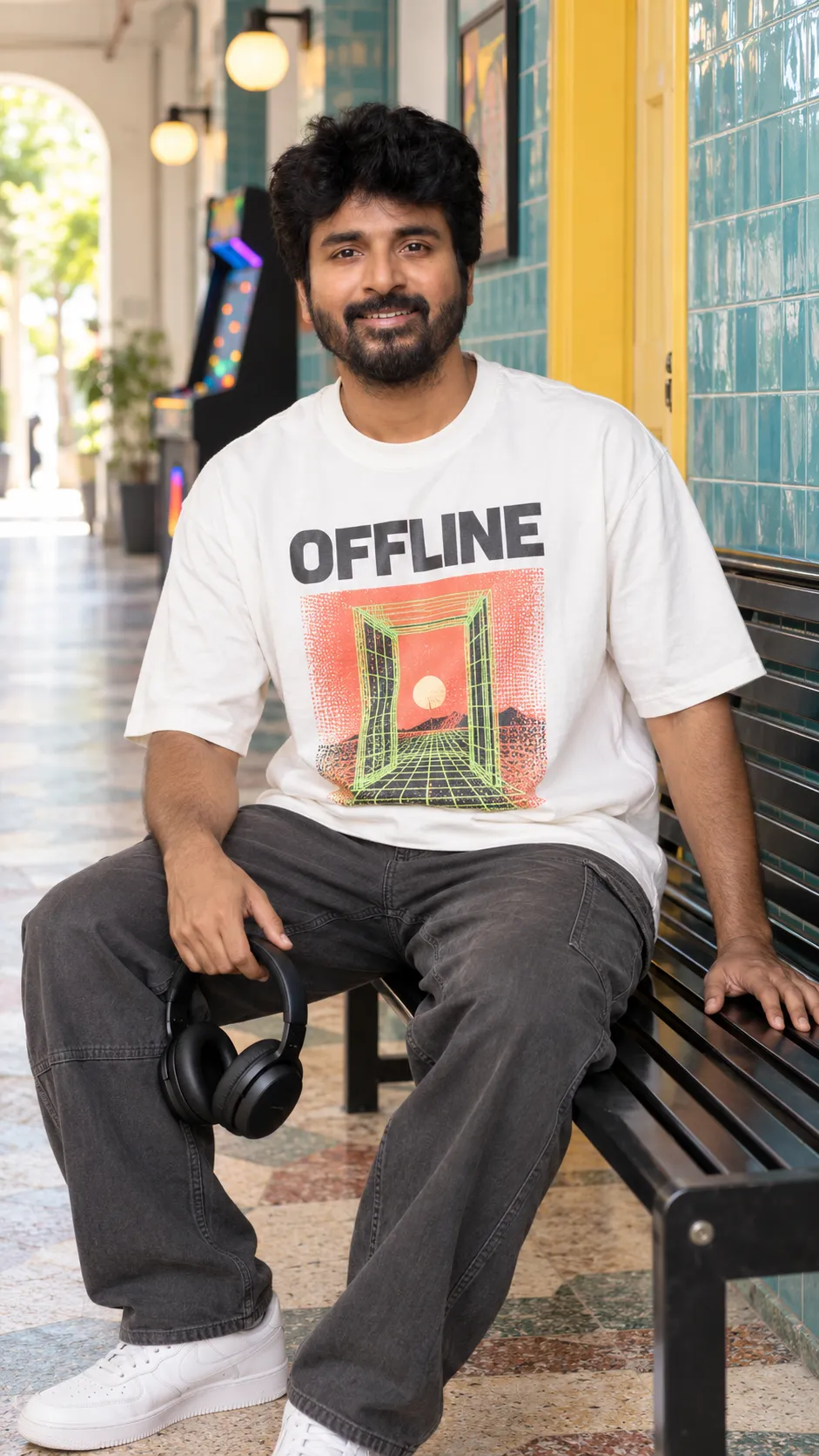 Retro Arcade Streetwear Scene