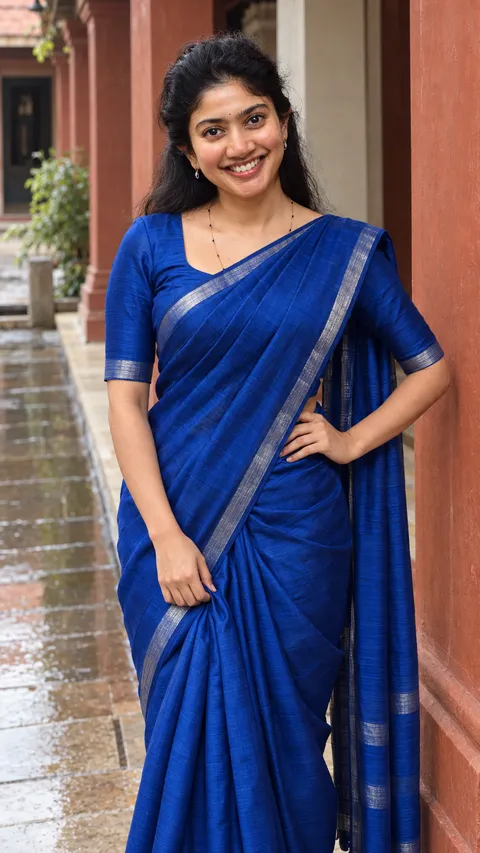 Cobalt Silk Elegance