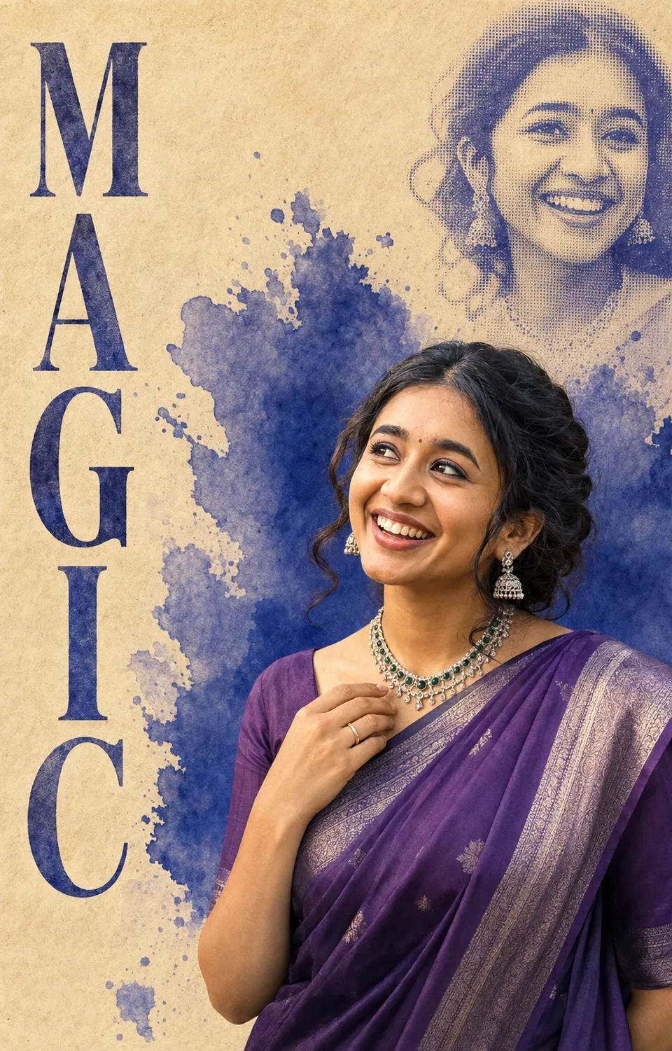 Indigo Magic Portrait
