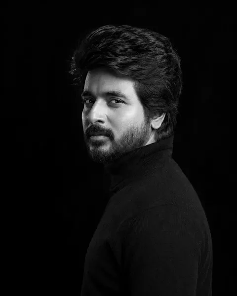 Charcoal Profile Portrait