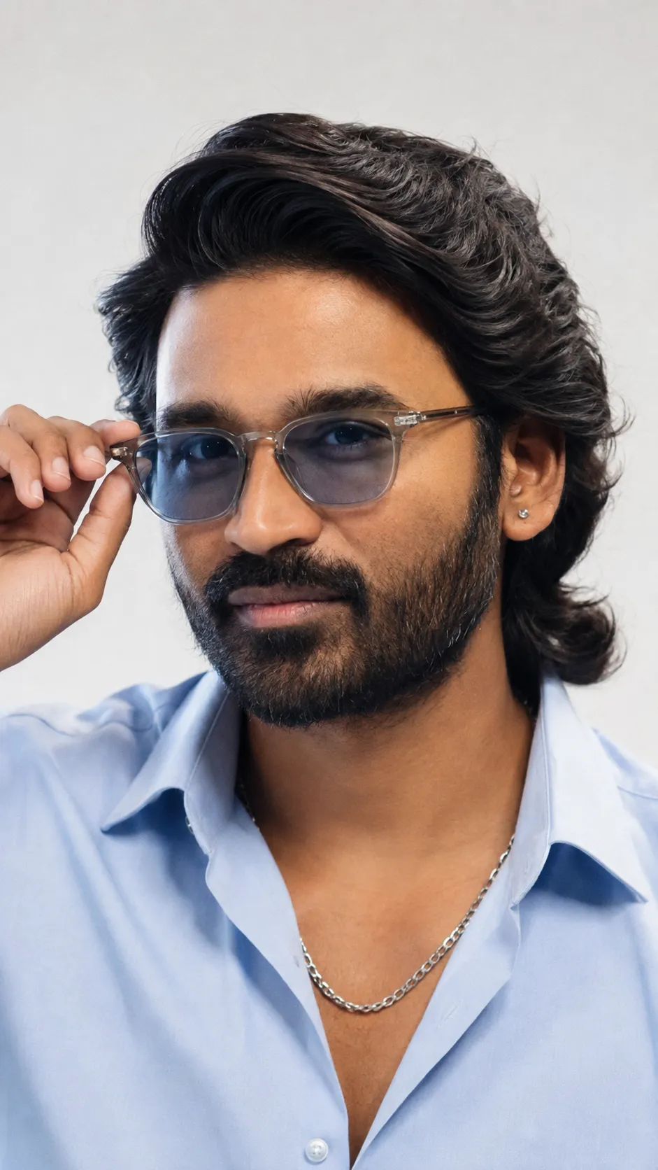 Stylish Portrait With Tinted Glasses