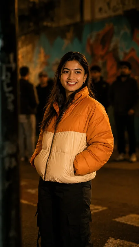 Urban Night Portrait